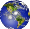 Hurricane Tropical Storms Globe View